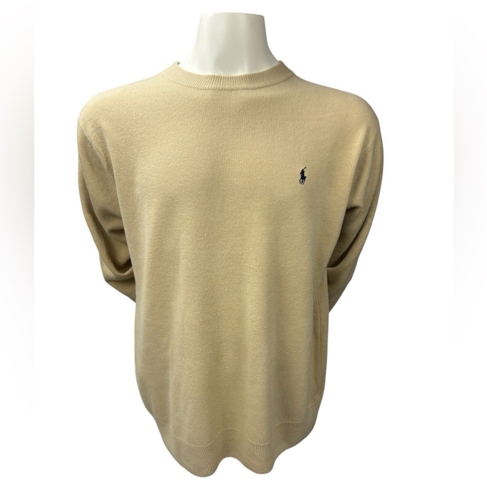 Polo‎ Ralph Lauren- Cashmere Sweater- Large- Color/ Camel